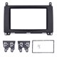 thumbnail image 1 of JUSPOCKET Marco de panel de fascia de radio estéreo de tablero de automóvil 2 DIN apto para MERCEDES-BENZ AKlasse BKlasse Vito Viano, 1 of 20