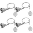 thumbnail image 1 of Bolas de la raqueta de bádminton Llavero Key Chains Collectable DIY Llaveros Accesorios deportivos para regalos de cumpleaños Festival Souvenir 4 piezas Inevent HA011031-00, 1 of 5