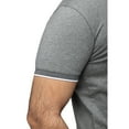 thumbnail image 7 of X RAY Jeans Mens Short Sleeve Snap-Placket Polo, Heather Charcoal, 3XL, 7 of 7