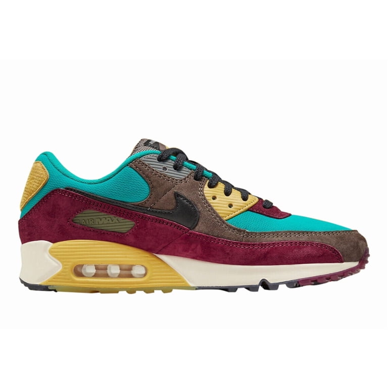 Men's and Big Kid's Nike Air Max 90 NRG Rdgrck/Blk-Trbo Grn