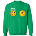 thumbnail image 2 of OXI Crewneck Sweatshirt - You're Pointless,Basic Casual Sweatshirts for Men's and Women Fleece Sweatshirt Long Sleeve- Irish Green 2X-Large, 2 of 2