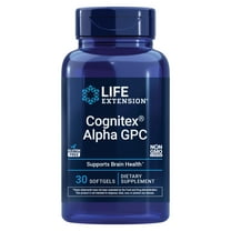 Life Extension Cognitex Alpha GPC – Alpha-Glyceryl Phosphoryl Choline, Phosphatidylserine, Blueberry Extract – A Strong Foundation for Cognitive Health – Non-GMO, Gluten-Free – 30 Softgels