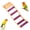 Purple, variant on QENASHAING Colorful Wooden Bird Perch Ladder, 12.68 in Long, Promotes Activity and Reduces Boredom, Easy to Install and Clean, Ideal for Parakeets and Finches