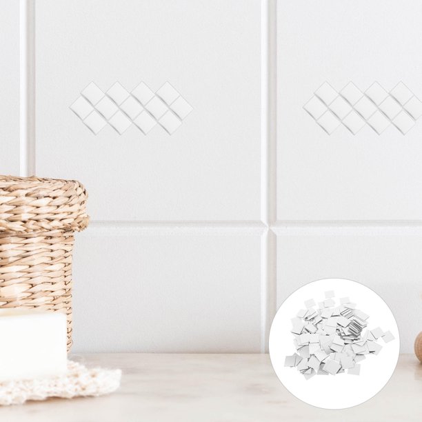 PTOOTP 200Ud Pegatinas De Azulejos Espejo Acrílicos Para Manualidades Con Adhesivo Para DIY