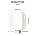 thumbnail image 3 of Selfie Light Foldable Phone Fill Light with Glass for Phone 16 15 14 360 Degree Rotating 5 Levels Brightness, 3 of 9