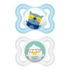 MAM Mini Air Age 0-6 Months Pacifier in Blue, 2 Pack