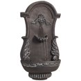 thumbnail image 5 of San Pablo Ornate 33" High Large Italian Indoor Outdoor Decor Gray Resin Wall Fountain Outside Garden Patio, 5 of 7