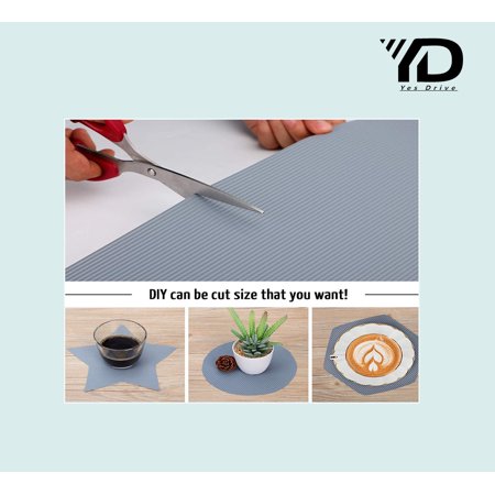 Shelf Liner, Non Adhesive Cabinet Liner, Non-Slip Drawer Liner Cupboard Liner Washable Refrigerator Mats for Pantry Cabinet, Kitchen Drawer, Bathroom Shelves