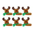 thumbnail image 4 of 6 uds alce Santa Claus bebidas marcadores decorativos taza decoración encantos ornamento conjunto duradero para vacaciones Otro SOLEDAD beber marcadores, 4 of 7