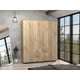 thumbnail image 3 of Closet Fontana Café Claro Y Blanco Virtual Muebles, 3 of 7