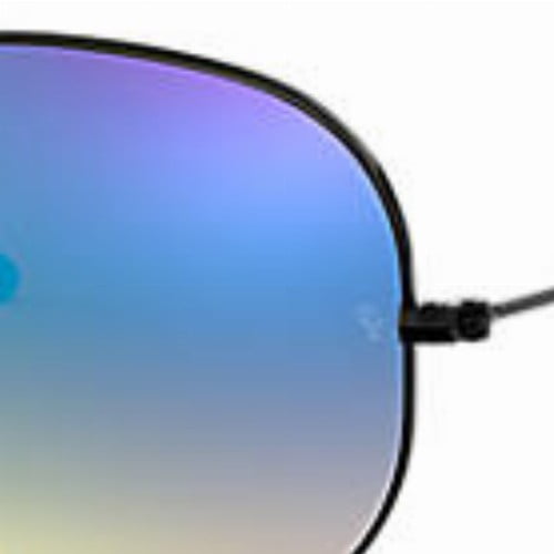 Shiny Black/Blue Gradient Mirror 55mm