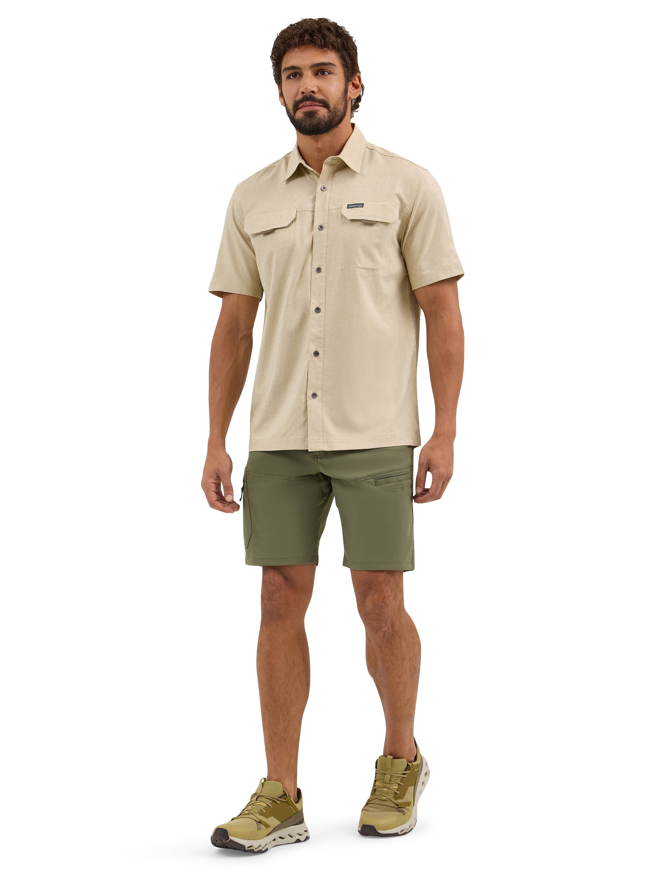 Wrangler® Outdoor Men's Short Sleeve Thru Hike Shirt, Sizes S-3XL