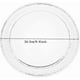 thumbnail image 5 of Microwave Oven Glass Plate Microwave Glass Turntable Plate Replacement Flat Base Glass Tray 24.5cm/9.6 Inches (flat Bottom), 5 of 5