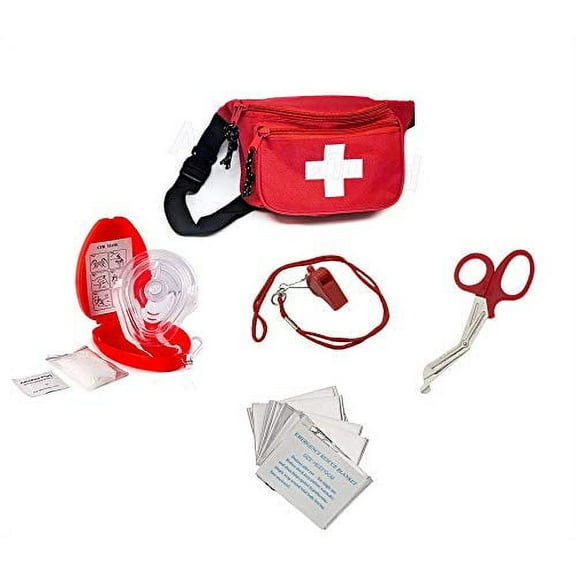 ASATechmed Lifeguard Kit Baywatch Style 6pcs, Compact for Emergency at Home, Outdoors, Car, Camping, Workplace, Hiking & Survival.