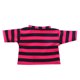 thumbnail image 1 of Ropa para muñecas Sunnimix Disfraz Camiseta a rayas Rosa roja 18 pulgadas, 1 of 4