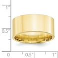 thumbnail image 3 of Primal Gold 10 Karat Yellow Gold 10mm Standard Flat Comfort Fit Band Size 8, 3 of 6