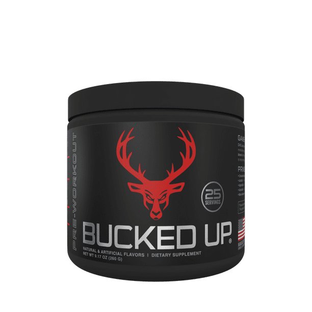 Bucked Up PreWorkout Powder, Blood Raz, Increase Energy, 200 mg