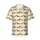 thumbnail image 1 of Balery Dachshund Dog Camisas hawaianas de manga corta para hombre, camisas playeras de corte holgado, camisas de vacaciones con botones,Small, 1 of 7