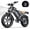 35AH, variant on DEEPOWER Electric Bike for Adults, 2000W Peak Motor& 32MPH Electric Dirt Bike, 48V 20AH Battery, 70-160 Max Miles,Dual Suspension Ebikes for Adults, 20" Fat Tire E Bike, UL2849 Certified