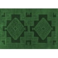thumbnail image 1 of Ahgly Company Indoor Rectangle Persian Emerald Green Traditional Area Rugs, 5' x 8', 1 of 4