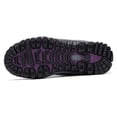 thumbnail image 4 of Zapatos de senderismo casuales de invierno Felpa Mujeres Hombres Tobillo Botas de nieve Zapatos de deporte (Púrpura 37) Likrtyny Tenis De Mujer Tenis De Hombre, 4 of 8