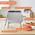 thumbnail image 3 of Hakka 7.5L/15lb Manual Meat Mixer, Stainless Steel Fixed Tank Sausage Mixer for Ground Meat and Sausage Filling, 3 of 7