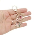 thumbnail image 4 of Unique Bargains 1 Pc Handbag Charms Keychains Mushroom House Bag Accessories Pink, 4 of 5
