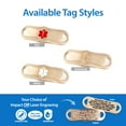 thumbnail image 4 of MedicEngraved Rose Gold Stainless Steel Custom Medical Alert Bracelet - 6mm Infinity Link, 4 of 7