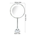 thumbnail image 2 of 8 Inch Suction Cup Makeup Mirror 10X with LED White Light 10X Magnify Suction Cup Cosmetic Mirror,Illuminated Travel Makeup Mirror Flexible Magnifying Mirror for Make Up, 2 of 9