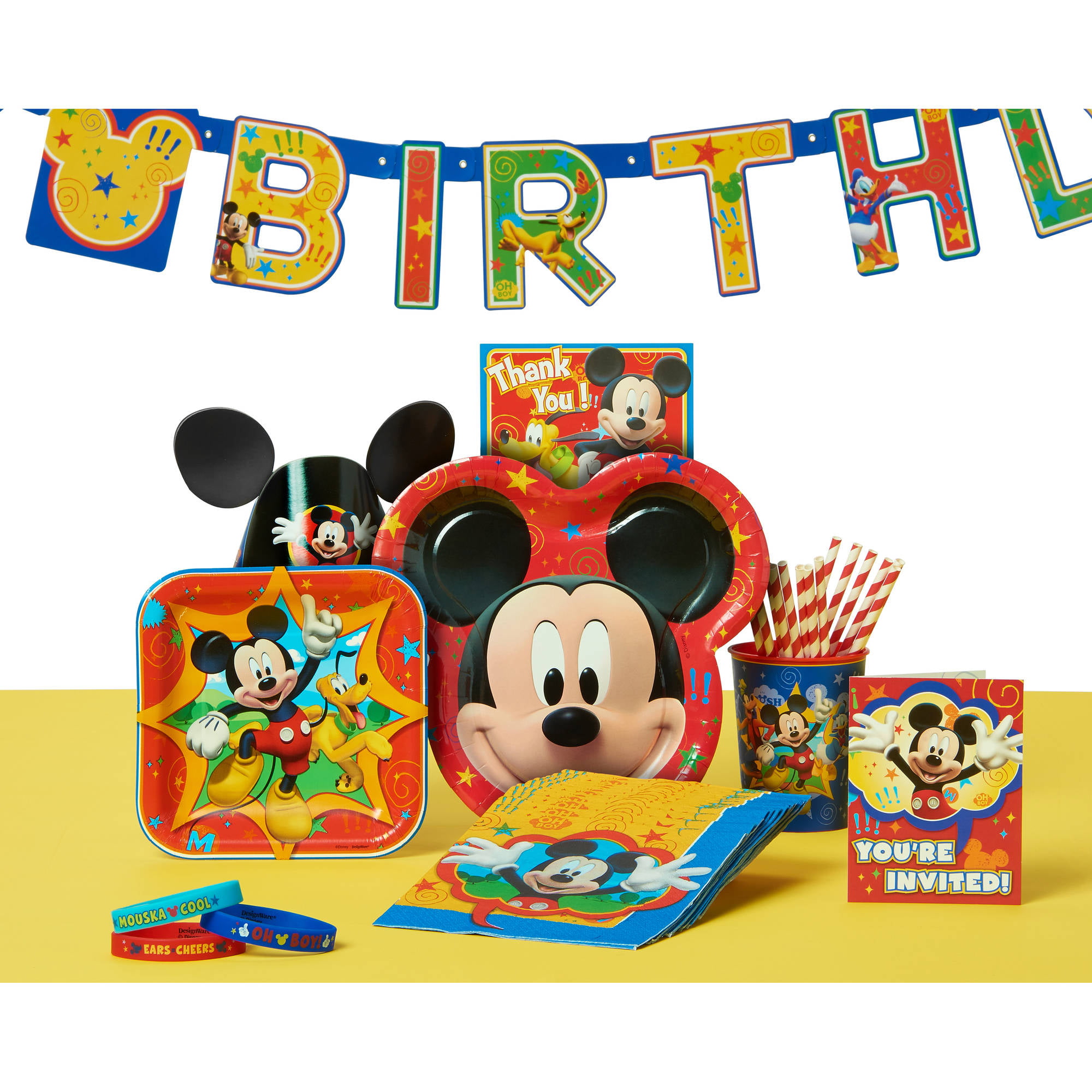 Details about   American Greetings  Party Hat Disney Mickey Mouse Clubhouse Mickey Ears 8Ct. 