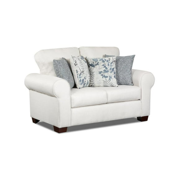 Furniture Classics Model 8602-31 Pembroke Loveseat with Four Throw Pillows