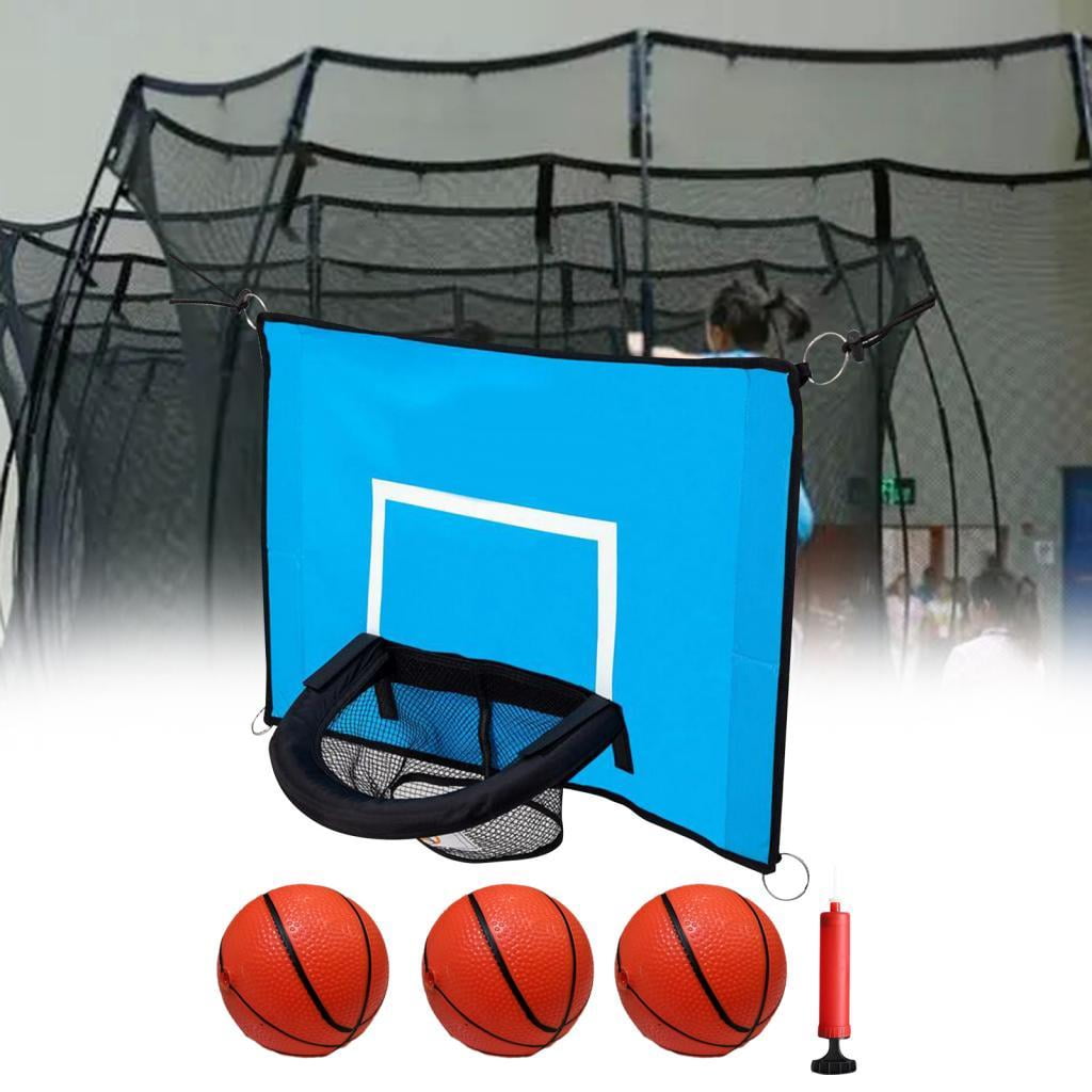 harayaa Basketball Hoop for Trampoline Basketball Training Outside Indoor Outdoor Sports Style D