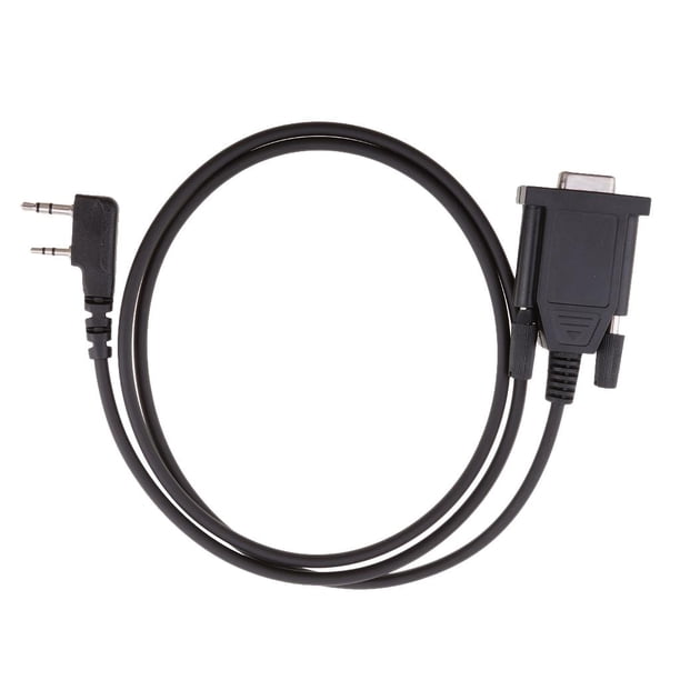 Cable de programación COM Puerto 2 Pines para Radio Talkies Bidireccionales Electrónica SM SunniMix Cable de programación COM