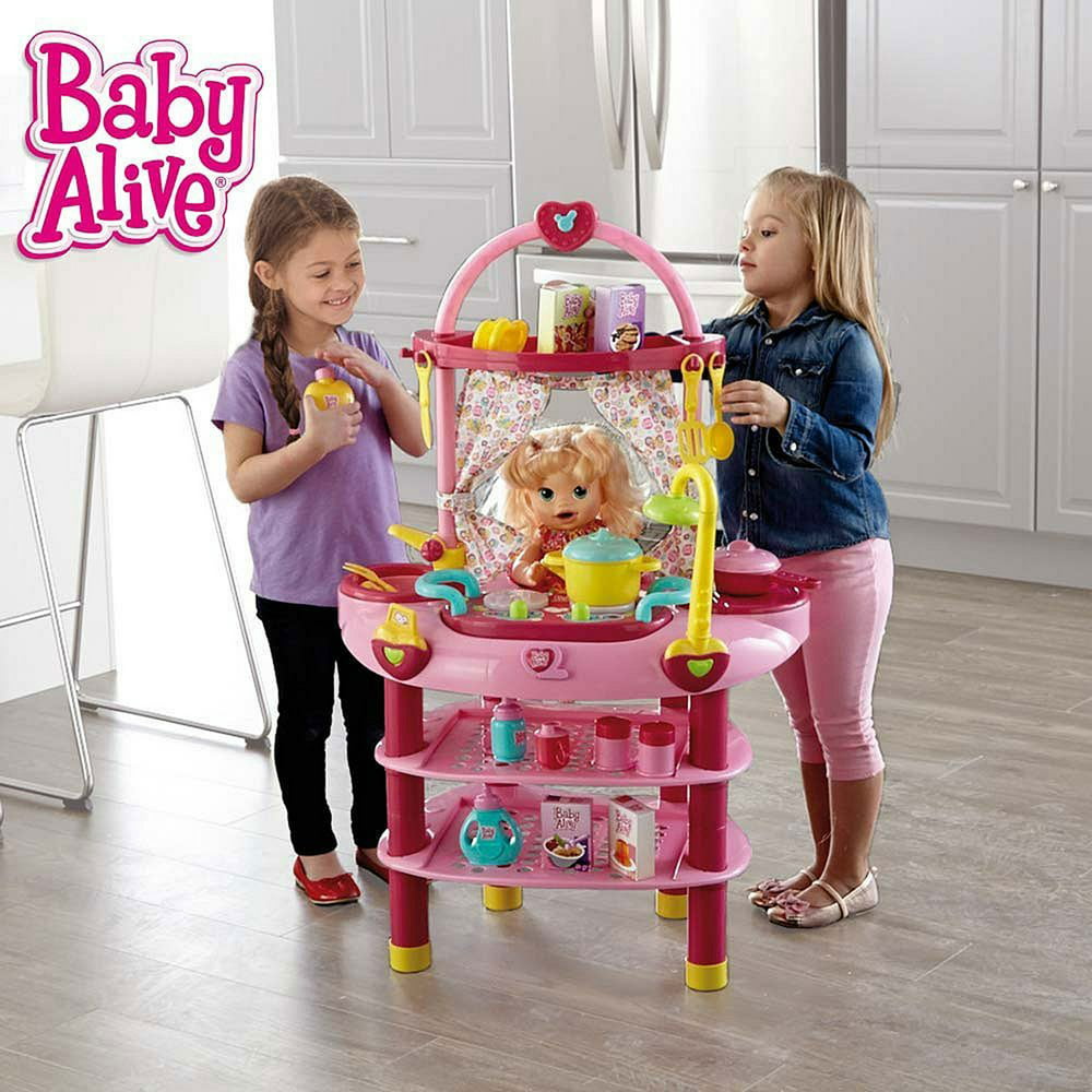 Baby Alive Doll 3 In 1 Cook N Care Play Set