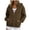 Z3-Coffee, variant on vigerkar Womens Zip Up Hoodies Long Sleeve Oversized Sweatshirts Y2K Jacket Pockets Fashion Clothes (Light Purple, XXL)