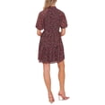 thumbnail image 2 of CeCe womens  Tiered Babydoll Dress, xs, Black, 2 of 3