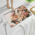 thumbnail image 4 of Honeeladyy 3D Flower Diatomite Bath Mat, 16" x 24" Diatomaceous Bath Mat for Bathroom, Super Absorbent Quick Drying Bathroom Stone Mat, Non-Slip Diatomite Shower Mat, Easy to Clean (Multicolor), 4 of 6