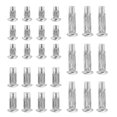 thumbnail image 1 of 1500pcs Knurled Solid Fixed Rivets Semicircular Signage Rivets (Silver), 1 of 4