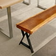 thumbnail image 5 of Home Soft Things Heavy Duty 2pcs Table Legs Rect W Type-16'', 5 of 8