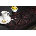 thumbnail image 6 of 4/6pcs Placemats Set Lines Texture Red Table Mats Cotton Linen Kitchen Accessories Home rative Coaster, 6 of 6