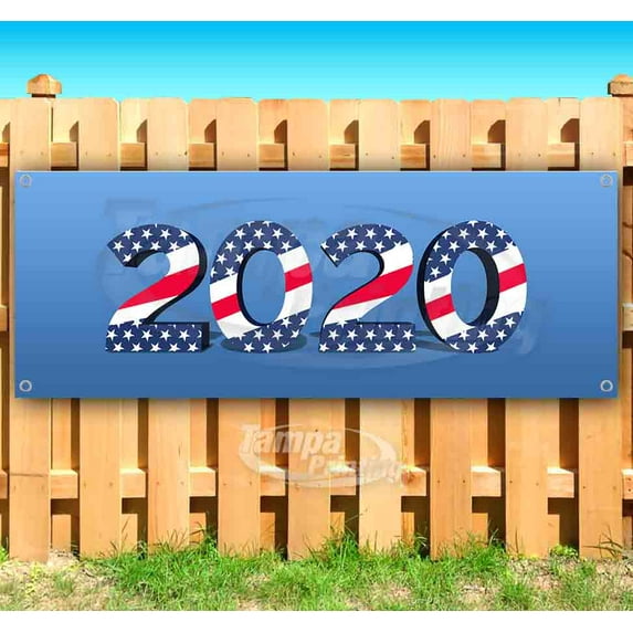 2020 13 oz Vinyl Banner With Metal Grommets