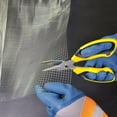 thumbnail image 2 of Uooglle 8-Inch Heavy Duty Scissors with Protective Cover, Ultra Sharp Serrated Stainless Steel Shears for Cardboard, Fabric, Wire, 2 of 6