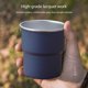 thumbnail image 4 of Copa De Campamento Taza de agua para acampar Taza de cerveza de café al aire libre de acero inoxidable apilable (Azul real) Ndcxsfigh Para Estrenar, 4 of 5