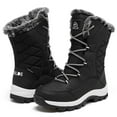 thumbnail image 3 of Women’s Snow Boot With Waterproof Lace Up Mid-Calf Outdoor Winter Deep Tread Rubber Sole, 3 of 6