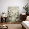 thumbnail image 4 of Canvas Print Crane Wall Art Zen Bird Decorative for Living Room Bedroom - 12"x18", 4 of 8
