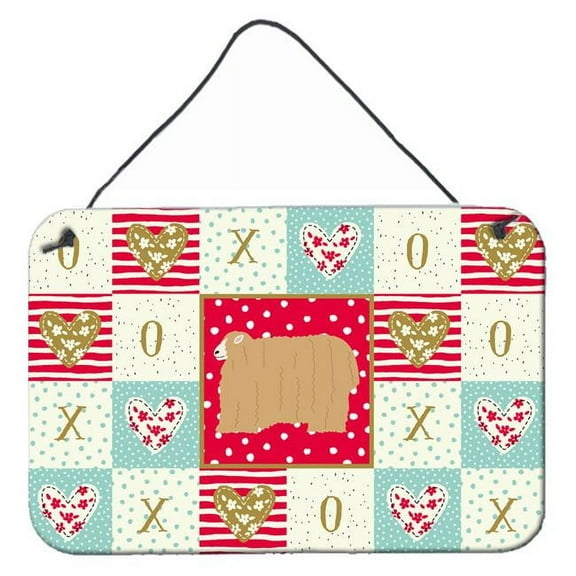 Carolines Treasures CK5398DS812 8 x 12 in. Lincoln Longwool Sheep Love Wall or Door Hanging Prints