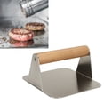 thumbnail image 1 of Burger Smasher, Flat Surface Smashed Burger Grill Press 304 Stainless Steel Rust Proof  for Home Restaurant Camping, 1 of 7