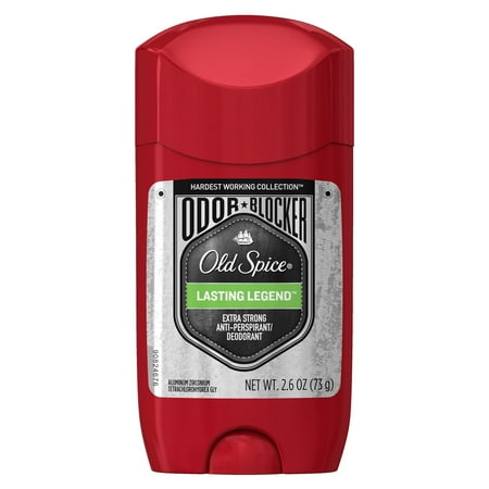 Old Spice Antiperspirant & Deodorant Hardest Working Collection Odor Blocker Lasting Legend 2.6 oz