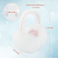 thumbnail image 3 of SUTENGDA Cache-Oreilles Moelleux pour Femmes Cache-Oreilles Pliables en Peluche pour Enfants Cache-Oreilles d'Hiver pour Filles Garçons Réchauffe-Oreilles pour Temps Froid, 3 of 6