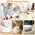 thumbnail image 7 of Duslogis 3 Tiers Round Foam Cake Dummies Set 4" 6" 8" White Fake Practice Cake Dummy 8.3 Inch Tall for Christmas Wedding Supplies Baby Shower Birthday Cake Decorating Display, 7 of 7